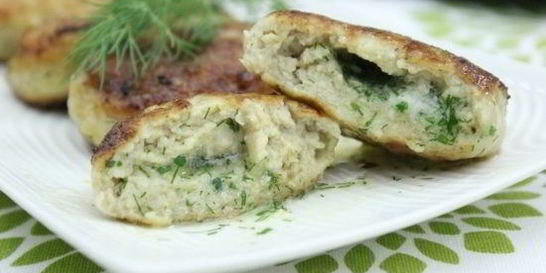 Котлеты куриные с начинкой