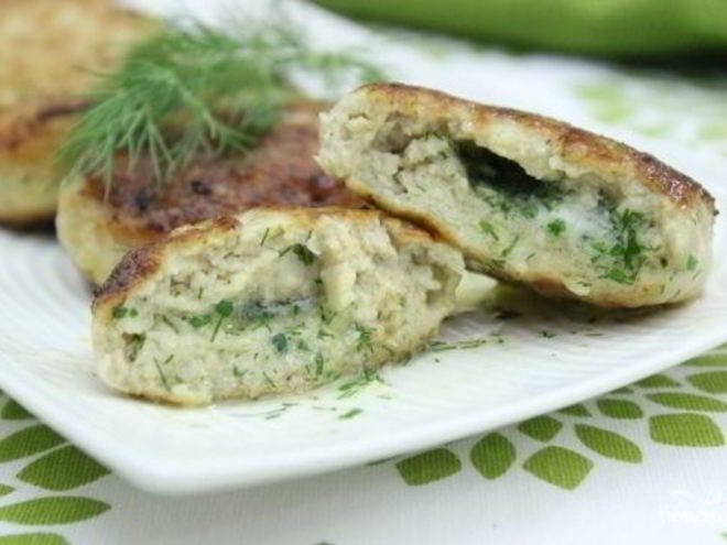 Рецепт котлет куриных с начинкой