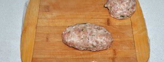 котлеты мясные с горошком и сыром. Шаг 4