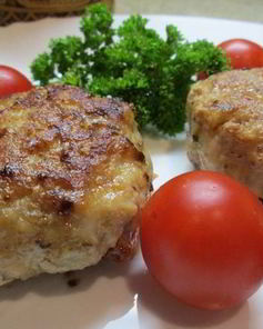 Котлеты мясные с тыквой