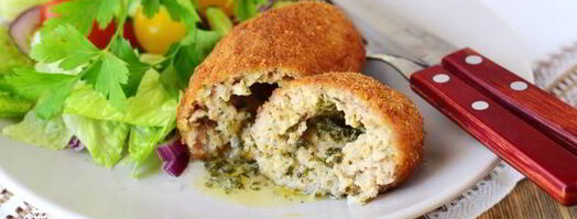 котлеты по-киевски из фарша. Шаг 17