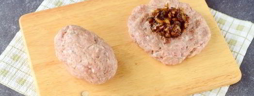 котлеты с грибами внутри. Шаг 10