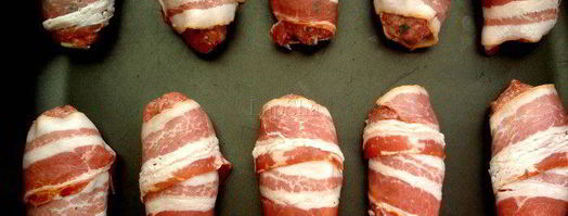 котлеты с кускусом в беконе. Шаг 4