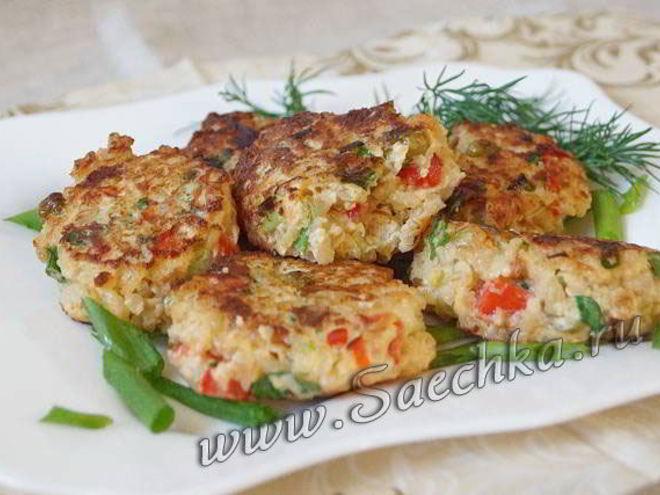 Рецепт котлет с овощами и булгуром