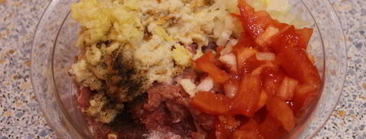 котлеты с помидорами и сыром. Шаг 4