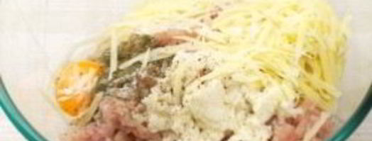 котлеты с сыром внутри. Шаг 5