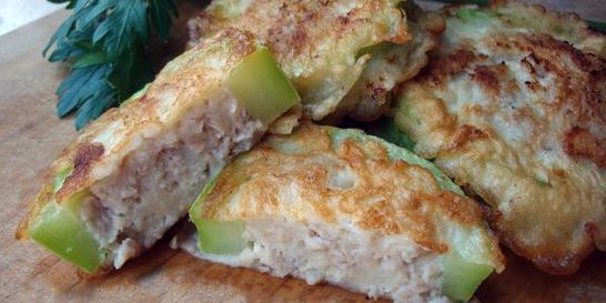 Котлеты в кабачках