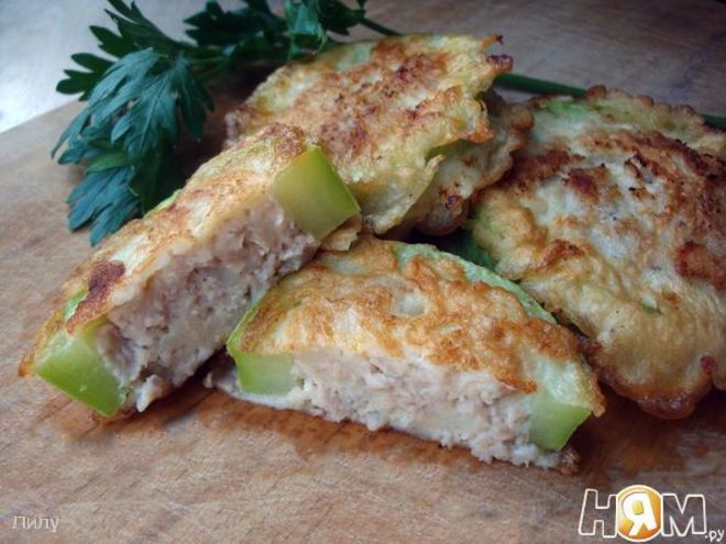 Рецепт котлет в кабачках