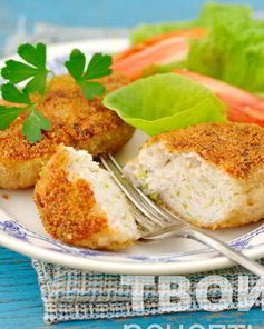 Куриные котлеты с кабачками