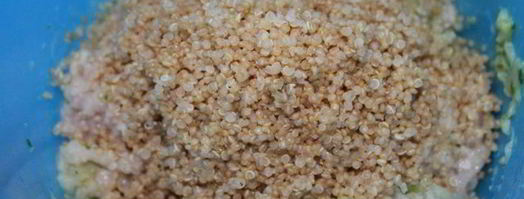 куриные котлеты с киноа и яблоком. Шаг 3