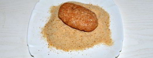 куриные котлеты со шпинатом и яйцом. Шаг 5