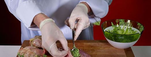 куриные котлеты тапака с зеленью. Шаг 8