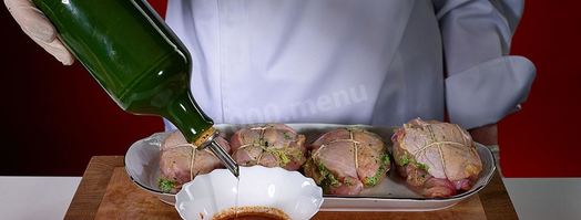 куриные котлеты тапака с зеленью. Шаг 10