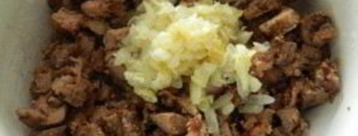 морковные котлеты с куриной печенью. Шаг 8