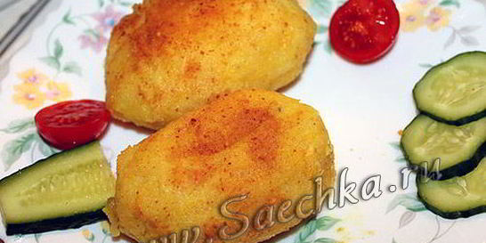 Постные картофельные котлеты