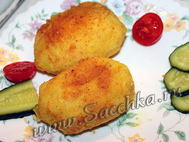 Рецепт постных картофельных котлет