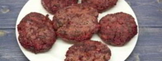 постные свекольные котлеты. Шаг 6