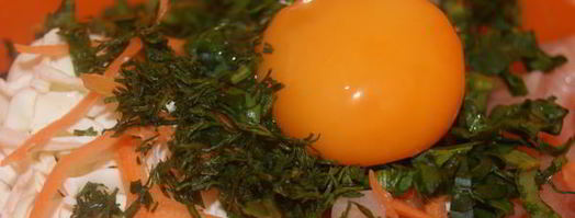 рубленные куриные котлеты с фетой и шпинатом. Шаг 3