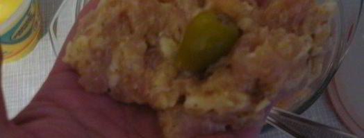 рубленые куриные котлетки с сюрпризом. Шаг 3