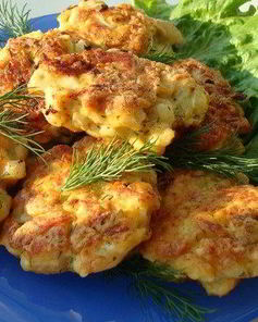 Рубленые куриные котлеты с укропом