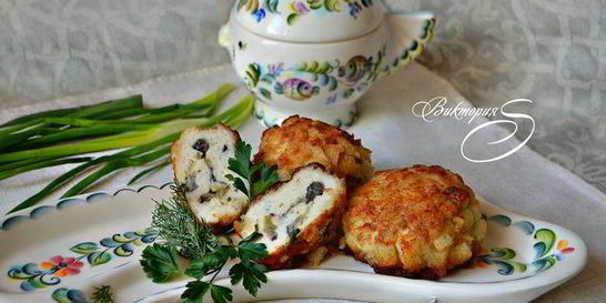Рыбные котлеты Каштаны