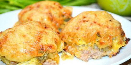 Стожки с фаршем