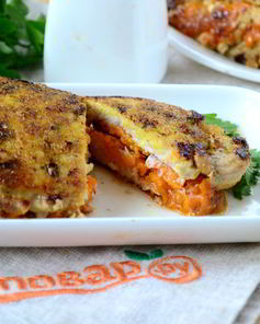 Свиные котлеты с тыквенным паштетом