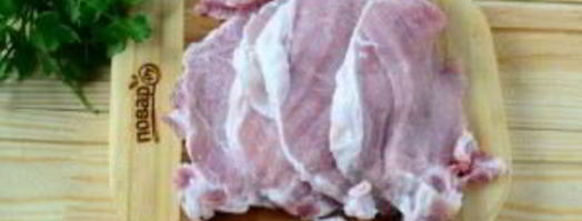 свиные котлеты с тыквенным паштетом. Шаг 4