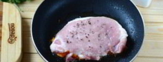 свиные котлеты с тыквенным паштетом. Шаг 7