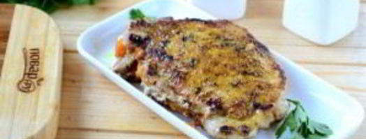 свиные котлеты с тыквенным паштетом. Шаг 9