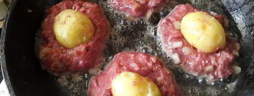 утиные котлеты с гарниром внутри. Шаг 3