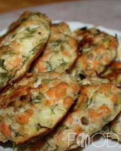 Запеченные котлеты из семги