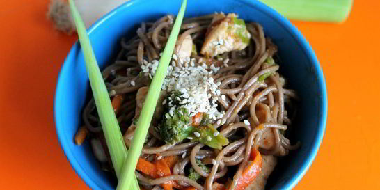 Лапша под соусом Терияки