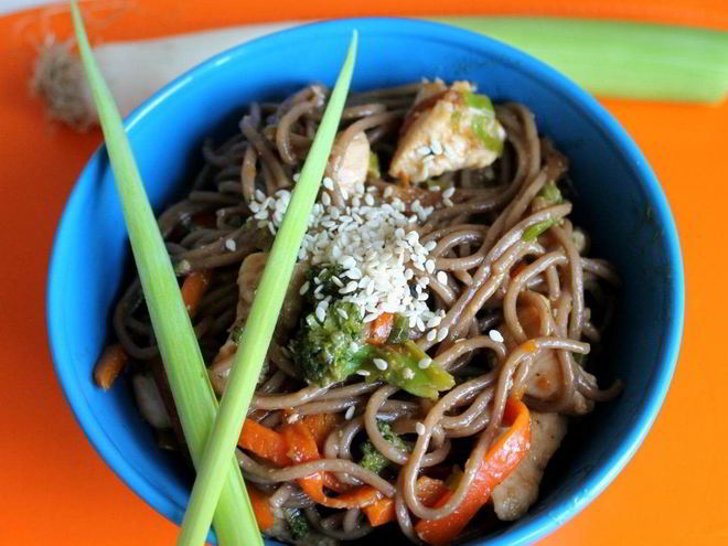 Рецепт лапши под соусом терияки