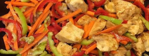 лапша с курицей и овощами. Шаг 5