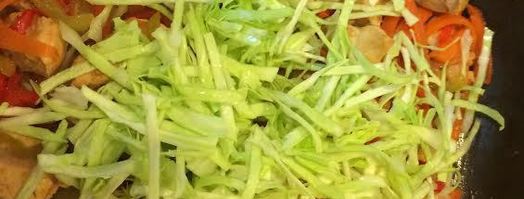 лапша с курицей и овощами. Шаг 6