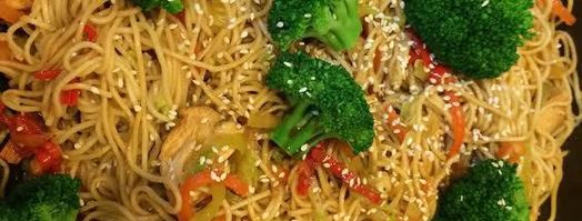 лапша с курицей и овощами. Шаг 7