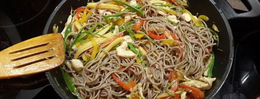 лапша с овощами и курицей. Шаг 5