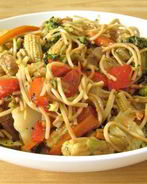 Лапша с овощами по-китайски