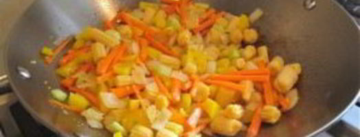 лапша с овощами по-китайски. Шаг 4