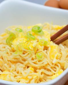 Лапша с яйцом