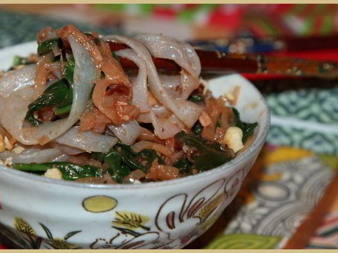 Рецепт лапши ширатаки со шпинатом