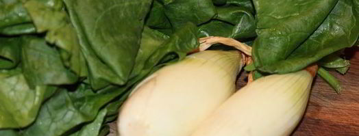 лапша ширатаки со шпинатом. Шаг 2