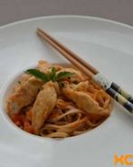 Лапша удон с курицей