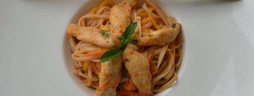 лапша удон с курицей. Шаг 18