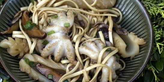 Лапша Удон с морепродуктами