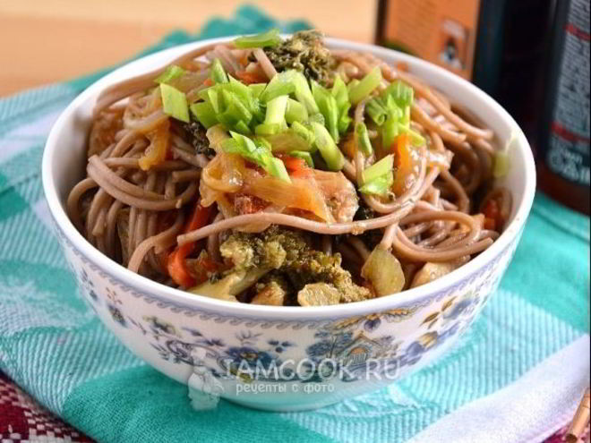 Рецепт лапши вок с курицей