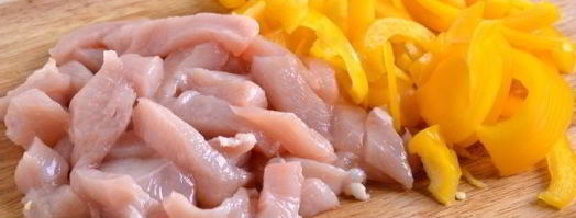 лапша вок с курицей. Шаг 5