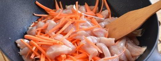 лапша вок с курицей. Шаг 9