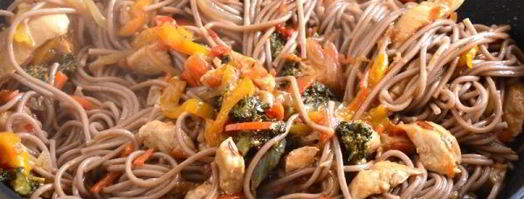 лапша вок с курицей. Шаг 12